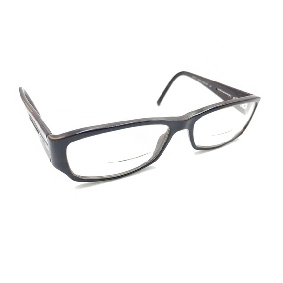 Prada VPR 17L 7N6-1O1 Striped Brown Black Eyeglasses Frames 54-15 135 Italy - Picture 1 of 12